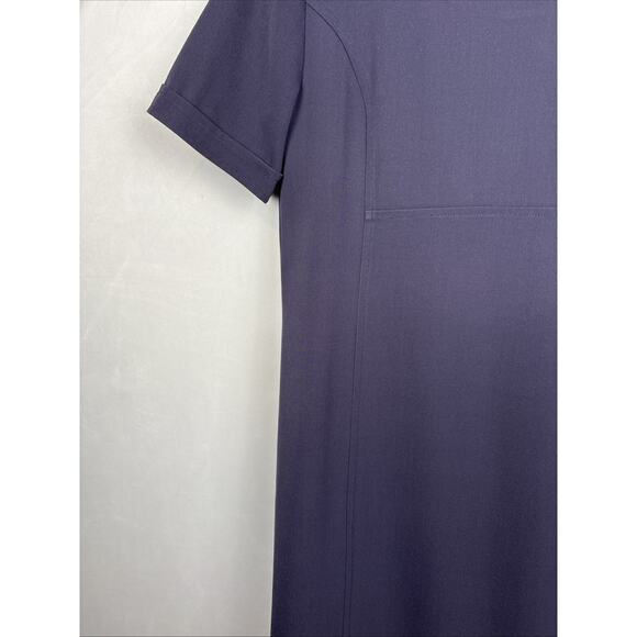 VTG Balenciaga for Icelandair Flight Attendant Uniform Dress EU 46 US 14 Blue - Picture 3 of 11